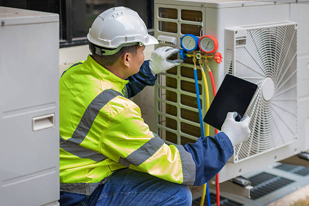 Professional Hvac technician working in Lyons, NJ